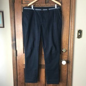 Express Navy Blue 365 Comfort - Stretch + Skinny Pants 38 x 32
